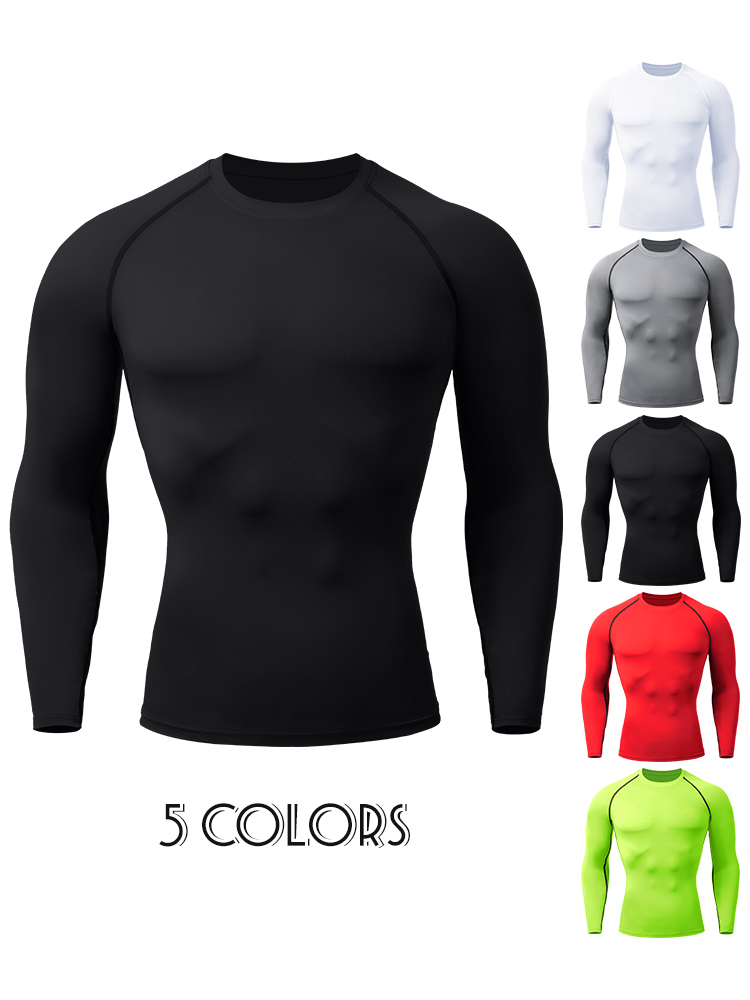 Rash Guard - Chemises de compression pour hommes, Rashguard