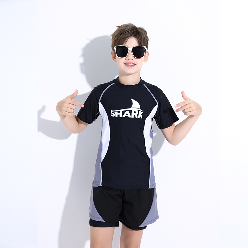 Rash Guard - Costume de natation pour garçons, ensemble