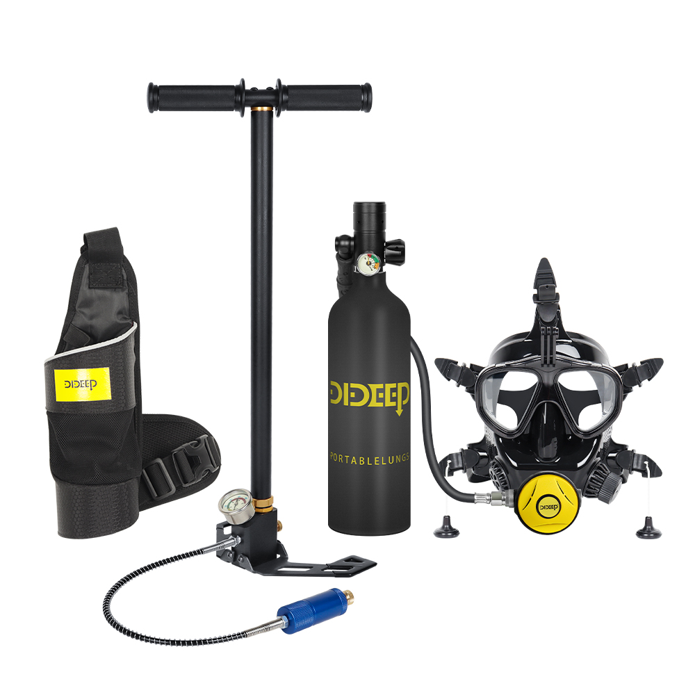 Diving Mask - DIDEEP CE DOT 1L Bouteille d'air