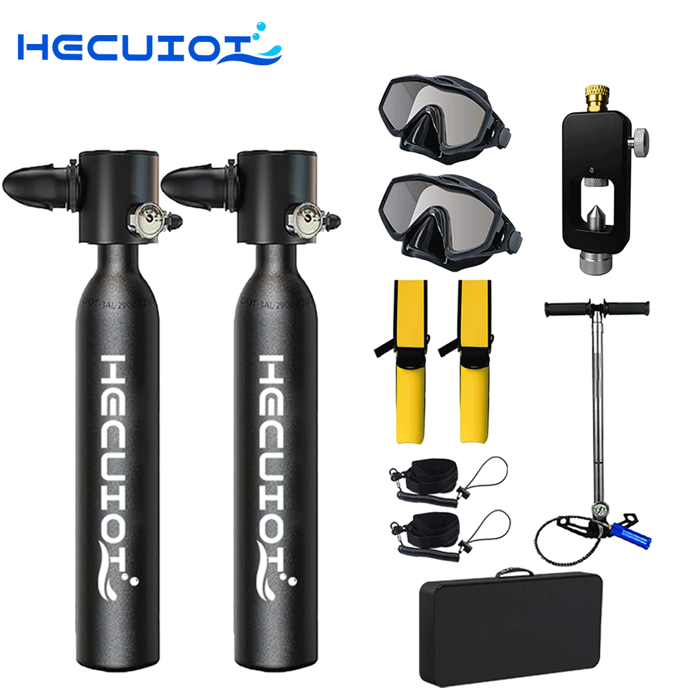 Snorkel Set - HECUIOI Mini réservoir de plongée sous-marine