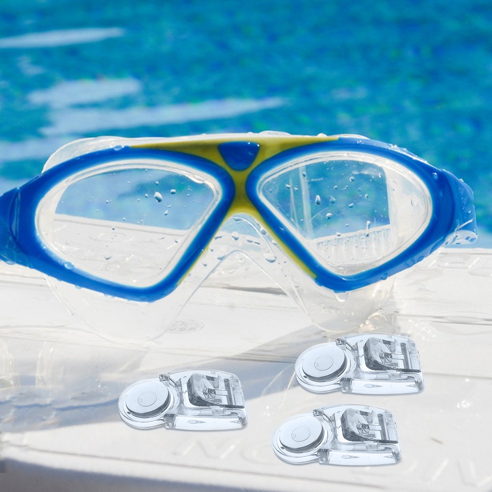 Goggles Swim - 4 pièces, boucles universelles pour lunettes