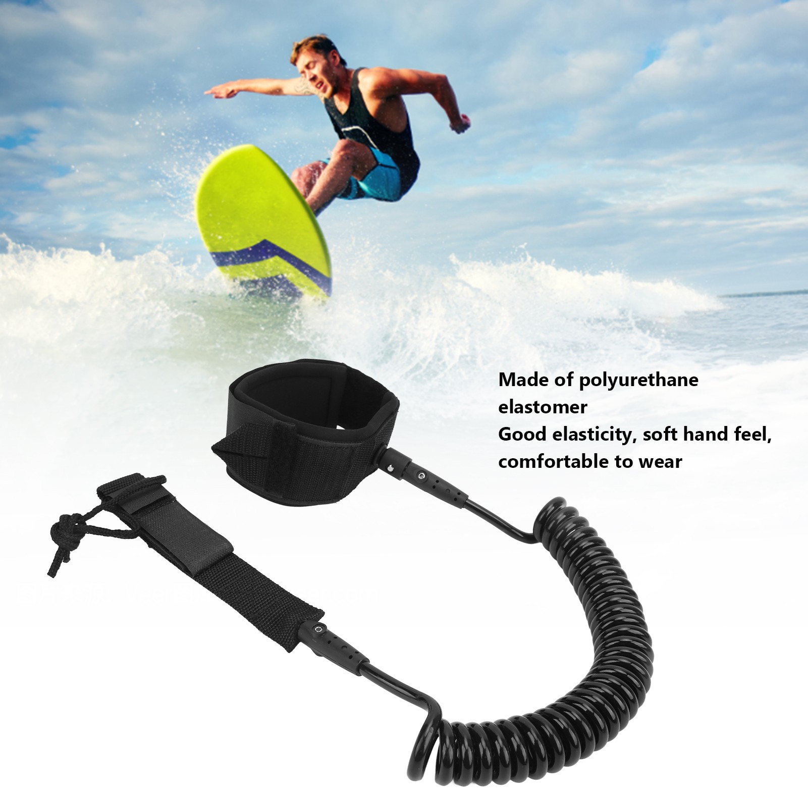 Laisse de planche de surf en T - Surfboard Leash avis et prix